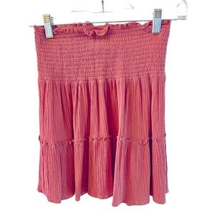 XS Pink Hippie Rose Skirt